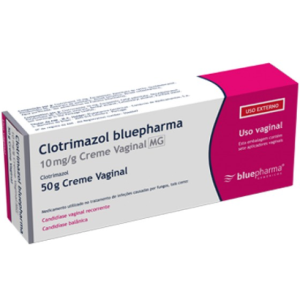 Clotrimazol Bluepharma MG, 10 mg/g Creme Vaginal Bisnaga X1 Clotrimazol Bluepharma MG, 10 mg/g Creme Vaginal Bisnaga X1
