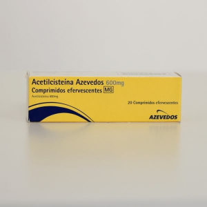 Acetilcisteína Azevedos MG, 600mg Comprimidos Efervescentes X20 Acetilcisteína Azevedos MG, 600mg Comprimidos Efervescentes X20