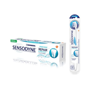 Sensodyne Repair & Protect Pasta Dentífrica Extra Fresh 75 ml + Escova Dentes Suave Sensodyne Repair & Protect Pasta Dentífrica Extra Fresh 75 ml + Escova Dentes Suave
