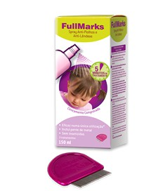 Fullmarks Spray Anti-Piolhos/Lendeas 150ml Fullmarks Spray Anti-Piolhos/Lendeas 150ml