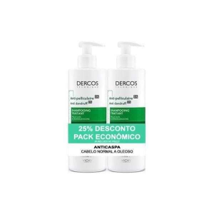 Vichy Dercos Duo Champô anticaspa para cabelo seco X2 390ml com Desconto de 25% Vichy Dercos Duo Champô anticaspa para cabelo seco X2 390ml com Desconto de 25%