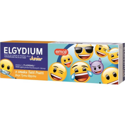 Elgydium Junior Gel Dentífrico Tutti-Fruti Emoji 50ml Elgydium Junior Gel Dentífrico Tutti-Fruti Emoji 50ml
