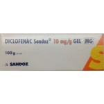 Diclofenac Sandoz MG, 10 mg/g-100g Gel Bisnaga X1