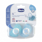 Chicco Physio Air Azul Latex 0-6m+ X2