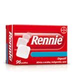Rennie Digestif, 680/80mg Comprimidos Mastigveis X96