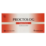 Proctolog, 10/120mg Supositrios X10 