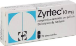 Zyrtec, 10mg Comprimidos Revestidos X20