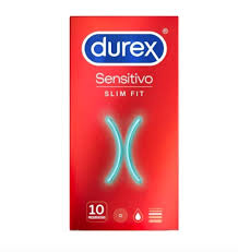 Durex Sensitivo Preservativos Slim Fit X10