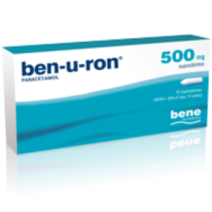Ben-U-Ron, 500mg Supositrios X10