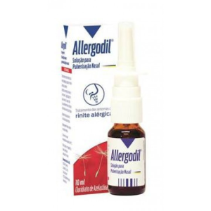 Allergodil, 1 mg/mL-10 ml Solução Pulverizador Nasal X1 Allergodil, 1 mg/mL-10 ml Solução Pulverizador Nasal X1