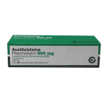 Acetilcistena Pharmakern MG, 600mg Comprimidos Efervescentes X20