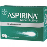 Aspirina Microactive, 500mg Comprimidos Revestidos X20