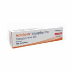 Aciclovir Bluepharma MG, 50 mg/g-10 g x 1 creme bisnaga