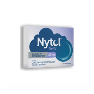 Nytol Noite, 50mg Blister 20 Unidade(s) Comprimidos 50mg X20 Nytol Noite, 50mg Blister 20 Unidade(s) Comprimidos 50mg X20