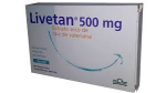 Livetan, 500mg Comprimidos Revestidos X40