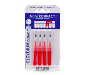 Elgydium Clinic Escovilhão Mono Compact Vermelho 4x Elgydium Clinic Escovilhão Mono Compact Vermelho 4x