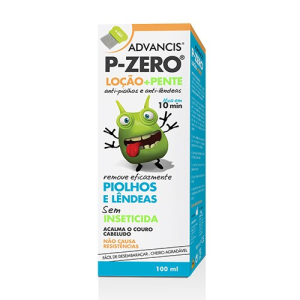 Advancis P-Zero Loção Piolhos 100ml + Pente Advancis P-Zero Loção Piolhos 100ml + Pente