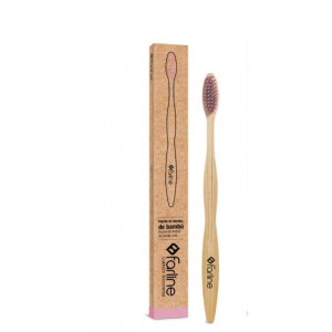 Farline Escova Dentes Bambu Rosa Farline Escova Dentes Bambu Rosa