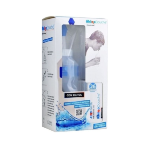 RhinoDouche Irrigação Nasal Garrafa + Sal XL Sais de irrigação com xilitol 26 Saqueta(s) 5 g RhinoDouche Irrigação Nasal Garrafa + Sal XL Sais de irrigação com xilitol 26 Saqueta(s) 5 g