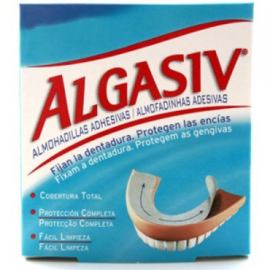 Algasiv Almofadas Adesivas Dentadura Inferior X18 Algasiv Almofadas Adesivas Dentadura Inferior X18