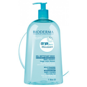 Abcderm Bioderma Gel Moussant 1l Abcderm Bioderma Gel Moussant 1l