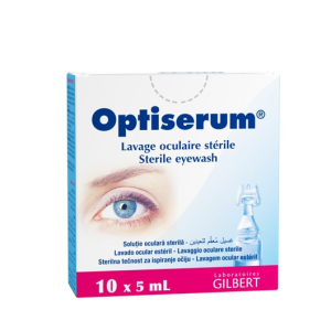 Optiserum Lavagem Ocular Estéril 10x5ml Optiserum Lavagem Ocular Estéril 10x5ml