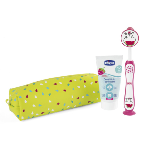Chicco Conjunto Higiene Oral Hipopótamo 3-6Anos Chicco Conjunto Higiene Oral Hipopótamo 3-6Anos