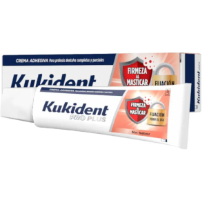Kukident Firmeza Mastigar Creme AD S/Sabor 60g Kukident Firmeza Mastigar Creme AD S/Sabor 60g