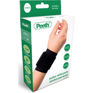 Peeth Pulso Elástico Reforçado N551 Grande Preto Peeth Pulso Elástico Reforçado N551 Grande Preto