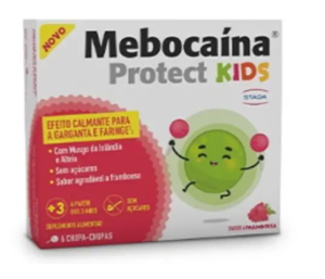 Mebocaína Protect Kids Chupa Framboesa X6 Mebocaína Protect Kids Chupa Framboesa X6