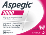 Aspegic 1000, 1800mg P Soluo Oral Saquetas X20