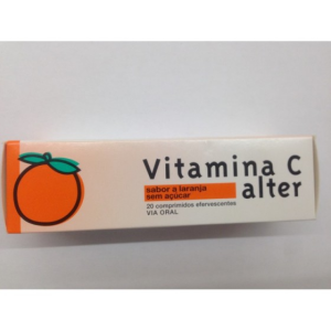 Vitamina C Alter Laranja, 1000mg Comprimidos Efervescentes X20 Vitamina C Alter Laranja, 1000mg Comprimidos Efervescentes X20