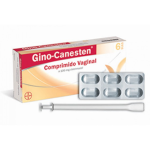 Gino-Canesten, 100mg Comprimidos Vaginais X6