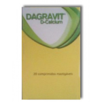 Dagravit D Calcium Comprimidos Mastigveis X20