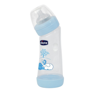 Biberão WB Angular 250ml Rapaz Silicone Biberão WB Angular 250ml Rapaz Silicone